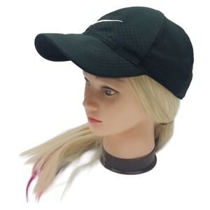 Nike Black‎ Dri-Fit Cap Hat Adjustable One Size Fits Most